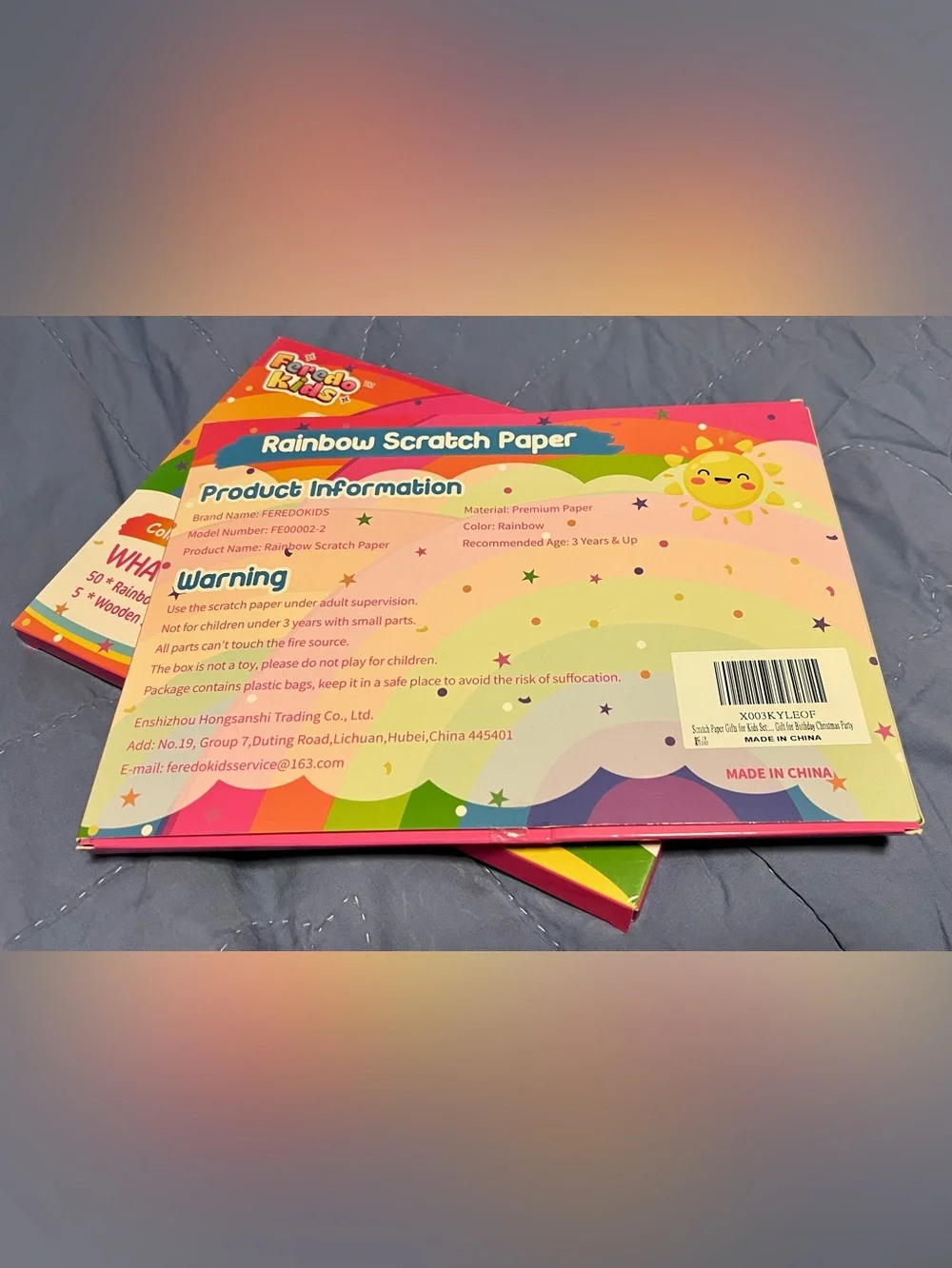 🌈 Set of 3 Rainbow Scratch Paper Note Pads 160 total pages 10 stylus